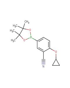 Astatech 2-CYCLOPROPOXY-5-(4,4,5,5-TETRAMETHYL-1,3,2-DIOXABOROLAN-2-YL)BENZONITRILE; 1G; Purity 95%; MDL-MFCD16994976